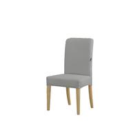 Estoralis | JAVA | Coprisedia con schienale | Tessuto super elastico C/ 09 Grigio Chiaro | Per sedia con schienale| dimensione 50x50 cm. Schienale da 55 cm Adattabile a tutti i tipi di sedie |