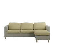 Estoralis | JAVA | Rivestimento seduta e schienale per divano e poltrona | Tessuto super elastico C/ 02 Crema | Taglia M (tra 50-85 cm x 65-95 cm e 10-20 cm di altezza)