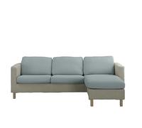 Estoralis | JAVA | Rivestimento seduta e schienale per divano e poltrona | Tessuto super elastico C/ 04 Blu | Taglia M (tra 50-85 cm x 65-95 cm e 10-20 cm di altezza)