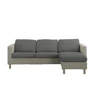 Estoralis | JAVA | Rivestimento seduta e schienale per divano e poltrona | Tessuto super elastico C/ 10 Grigio Perla | Taglia M (tra 50-85 cm x 65-95 cm e 10-20 cm di altezza)