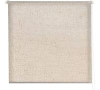 Estoralis | RAMSAY | Tenda a rullo moderna | "Nessuna perforazione" Opaco tinta unita | Lino | 60 x 195 cm (larghezza/altezza) dimensione del tessuto 57 x 190 cm | Tende per finestre e porte