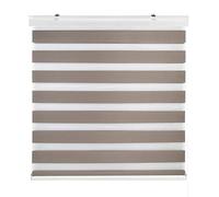 Estoralis | SANSA | Tenda a Rullo Notte e Giorno | Cassonetto in alluminio | Tabacco | 145 x 180 cm (larghezza/altezza) dimensione del tessuto 142 x 175 cm. | Tende per finestre e porte