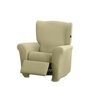 Estoralis | SUMATRA | Copripoltrona relax | Tessuto super elastico C/ 02 Crema | Per poltrona Relax da 70 a 90 cm. | Adattabile a tutti i tipi di poltrone relax | Super regolabile
