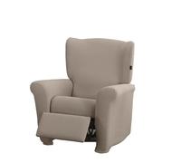 Estoralis | SUMATRA | Copripoltrona relax | Tessuto super elastico C/ 07 Taupe | Per poltrona Relax da 70 a 90 cm. | Adattabile a tutti i tipi di poltrone relax | Super regolabile