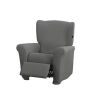 Estoralis | SUMATRA | Copripoltrona relax | Tessuto super elastico C/ 10 Grigio Perla | Per poltrona Relax da 70 a 90 cm. | Adattabile a tutti i tipi di poltrone relax | Super regolabile