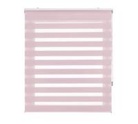 Estoralis | VERA | Tenda a Rullo Notte e Giorno moderna | Doppio Tessuto Tinta Unita | Rosa | 125 x 180 cm (larghezza/altezza) dimensione del tessuto 122 x 175 cm. | Tende per finestre e porte