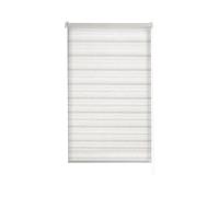 Estoralis | VERAL | Tenda a Rullo Notte e Giorno|"Nessuna perforazione" Doppio Tessuto| Lino | 45 x 150 cm (larghezza/altezza) dimensione del tessuto 42 x 150 cm. | Tende per finestre e porte