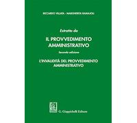 Estratto da «Il provvedimento amministrativo»