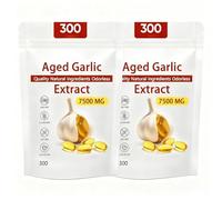 Estratto Di Aglio Invecchiato - 7500 Mg Inodore,2pcs