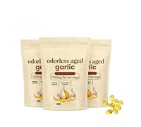 Estratto di aglio invecchiato 7500 mg - Supporto immunitario - Inodore e senza retrogusto - Conteggio 200 - Non OGM e senza glutine,3Pcs