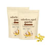 Estratto di aglio invecchiato 7500 mg - Supporto immunitario - Inodore e senza retrogusto - Conteggio 200 - Non OGM e senza glutine,2Pcs