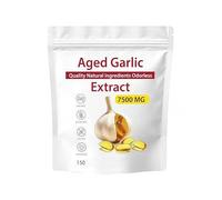 Estratto di aglio invecchiato Elare,[Nuovo]7500mg, non OGM, 150,1pcs