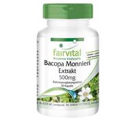 Estratto di Bacopa Monnieri 500 mg 90 capsule, Brahmi, Nootropikum VEGAN | fa...