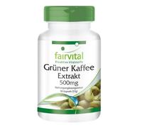 Estratto di caffè verde 500 mg - 90 capsule, 45% acido clorogenico VEGAN | fa...