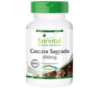 Estratto di Cascara Sagrada 450 mg 90 capsule, 4 volte concentrato VEGAN | fa...