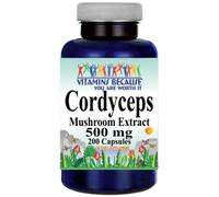 Estratto Di Cordyceps 500Mg/1000Mg Per 2Caps - 200 Capsule Di Vitamins Because