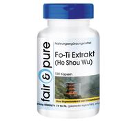 Estratto di Fo-Ti - 120 capsule con piperina, 5 volte concentrato, vegano, eq...