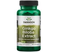 Estratto di Ginkgo Biloba 60 mg 120 Capsule Swanson Health Products