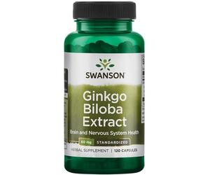 Estratto di Ginkgo Biloba 24%, 60mg - 120 caps