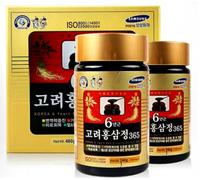 Estratto di ginseng rosso coreano 6 anni 365, saponina, Panax 240 g x tè al g...