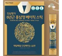 Estratto di Ginseng Rosso Coreano 6 Anni Basic Stick Saponin Panax 10g x 100p...