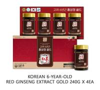Estratto di ginseng rosso coreano 6 anni oro 240 g x 4ea KOREA saponina Panax...
