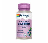 Estratto Di Mirtillo 120 Capsule Vegetali 60 Mg Di Solaray