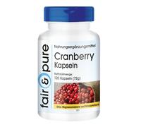Estratto di mirtillo rosso - concentrato 25 volte - vegano - 120 capsule | eq...