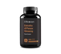 Estratto di Panax Ginseng - 50 mg Ginsenosidi per Capsula, 2375 mg Equivalenti alla Pianta Intera - Vegano, Senza Additivi, Senza OGM - 120 Capsule - Zenement