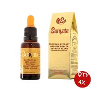 Estratto di propoli SUNYATA oro polline d'api brasiliana e ape verde 4x30 ml