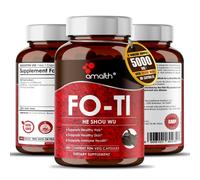 Estratto di radice di Fo-Ti He Shou Fo Wu Polvere 5000mg 90 Capsule...