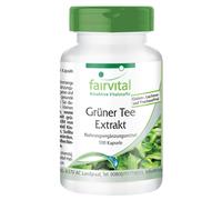 Estratto di tè verde 100 capsule, ad alto dosaggio - VEGAN | fairvital