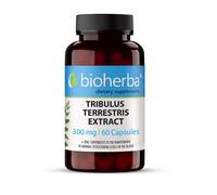 Estratto di Tribulus terrestris, Bioherba, 300 mg, 60 capsule, potenza, prostata