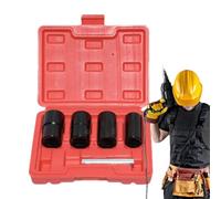 Estrattore | 5 pezzi Heavy Duty Bolt Extraction Accessories - Set di chiavi a per scanalati, per viti di fabbrica aftermarket per asse arrotondato danneggiato danneggiato