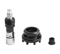 Estrattore a manovella per bicicletta a 8 denti e strumento per cuscinetto interno, manicotto in acciaio al carbonio resistente per smontaggio dell'anello di bloccaggio, compatibile con chiave da 32