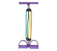 Estrattore a pedali, attrezzo per esercizi addominali, antiscivolo, elastico, regolabile, attrezzo per l'allenamento delle braccia, dimagrimento, fitness per gambe a casa, allungamento della vita