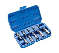 Estrattore a rubinetto Set di 10 punte a bussola con scanalatura quadrata tripla a punta, pressa antimanomissione