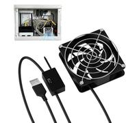 Estrattore Air 5 V - mRéglage Automatique 30/35/40 °C | Refroidissement Silencieux Pour Routeur Modem Et Boîtier TV, estrattore D'Air 5 V Pour Console Et Ampli, PBT