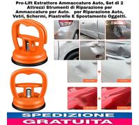 Estrattore Ammaccature Auto, Set di 2 Attrezzi Strumenti Di Riparazione Auto