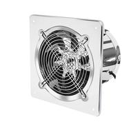 Estrattore aria, 6''7'' Booster Fan Estrattore Ventola Di Scarico Ventilatore For Tubo Di Ventilazione For Bagno WC Cucina Parete Finestra Ventilatore In Acciaio Inossidabile(6inch)