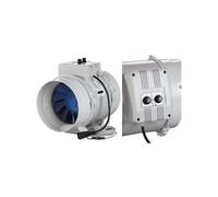 Estrattore Aria Blauberg BI-Turbo con Termostato Aspiratore Silenzioso Cablato