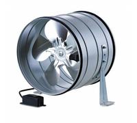 Estrattore Aria in metallo Aspiratore in Linea Blauberg Tubo MZ Ø 150/200/250