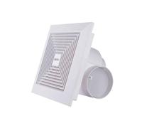 Estrattore Aria Potente aspiratore silenzioso Ventilatore da soffitto in cartongesso Ventilatore da soffitto di aspirazione for cucina, bagno, negozio Ventola Aspirazione ( Size : 27*27cm )