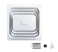 Estrattore Aria Ventilatore a soffitto canalizzato Bagno Bagno Integrato Tipo di scarico del soffitto del soffitto Tipo di scarico della famiglia Ventola di scarico con valvola di ritegno e ingresso d