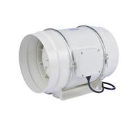 Estrattore aria, Ventilatore Booster In Linea Da 8 Pollici Tubo Di Ventilazione In Plastica Ventilatore Da Soffitto Di Scarico Ventilatore Da Condotto In Linea A Flusso Turbo Fan 200mm