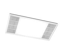 Estrattore Aria Ventilatore da bagno Ventilatore da soffitto con luce a LED, aspiratore ultrasottile e silenzioso for cucina e bagno (ø100 mm) Ventilatore di Scarico(Size:A,Color:Key switch)