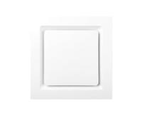 Estrattore Aria Ventilatore di scarico a soffitto integrato ultrasottile silenzioso da cucina e bagno da 30x30 cm Ventola Aspirazione(Bianco)