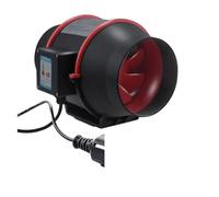 Estrattore Aria, Ventilatore In Linea A Flusso Con Controllo A Velocità Da 100 Mm, 1 Pz, Con Controllo A Velocità Variabile, Ventilatori Di Scarico Silenziosi Ad Alta Velocità