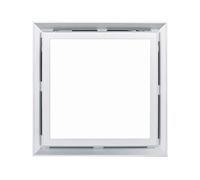 Estrattore Aria Ventilazione di ventilazione di illuminazione a LED a soffitto integrato, ventola di scarico silenziosa 2 in 1 con luce ventilatore a soffitto da 30 × 30 cm for cucina del bagno Ventil