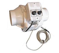 estrattore aspiratore aria con termostato velocità regolabile sonda temperatura [EEK: A]